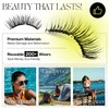 CALAILIS Magnetic Eyelashes with Applicator Upgrade Soft Magnetic Eyelashes Natural