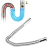 Bathroom Flexible Sink Drain Pipe Corrugated U Shape No Odor