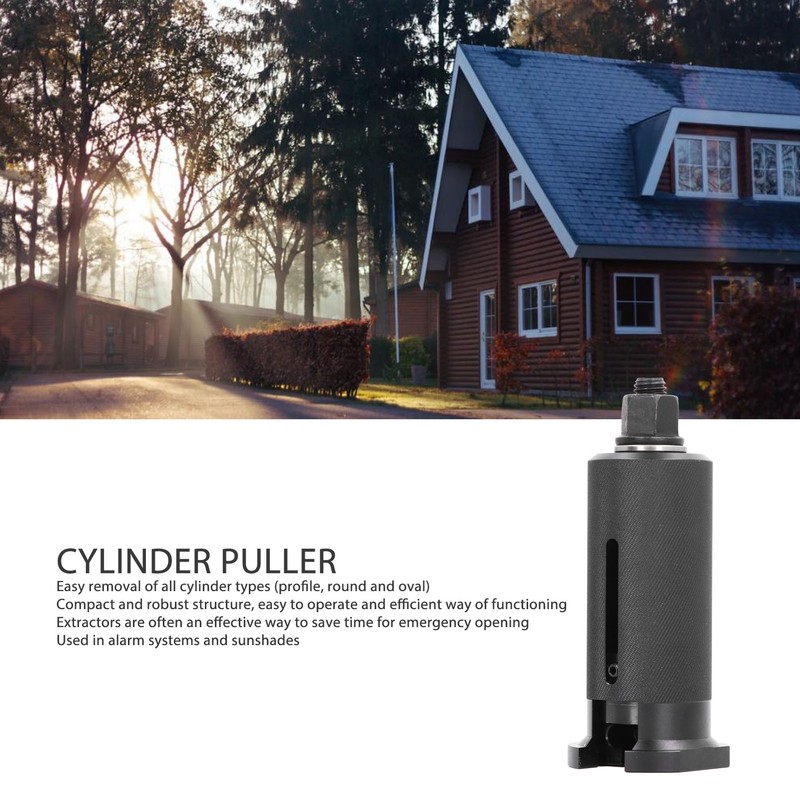 Cylinder Extractor Kit Alloy Steel Cylinder Puller Tool with 15Pcs