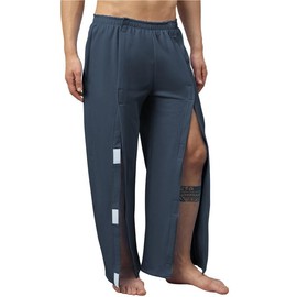 HAXOR Unisex Post Surgery Recovery Valcro Open Tearaway Grey Premium Cotton Trouser for Quick Access for Post-Op Care_M