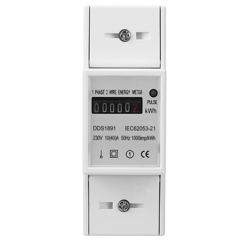 Single Phase Meter DDS1891 High Accuracy 2P Counter Rail Energy