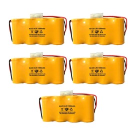 (5 Pack) ELB0501N1 4.8v 1500mah NiCad Battery ELB0501N ELB4814N ENB048015 Custom-45 Pack Exit Sign Emergency Light
