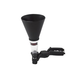 K Tool International 74620 Universal Automotive Fluid Funnel for Garages, Repair Shops and DIY, Adjustable Plier Clamp, Fits 1" to 3-1/4" Filler Necks, No Mess Hands Free Design, 2 Piece