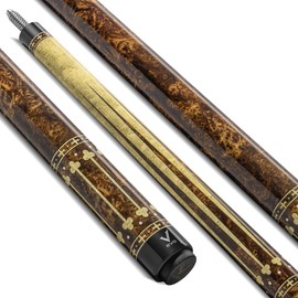EVO Royale Glassfiber Pool Cue Stick, Low Deflection Pool Sticks with 3/8 * 10 Pin Joint, 12.5mm Tip, TIME 3 Standard Tip