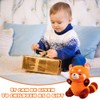 FENYW Roter Panda Kuscheltier 35cm Red Panda Plush Kawaii Panda