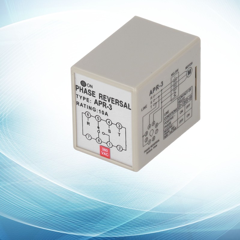 CKCTELAY Phase Sequence Relay Loss Reverse Protection Controller for Motor
