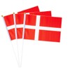 Denmark Flag Danish Flag, Small Mini Handheld Denmark Flags on