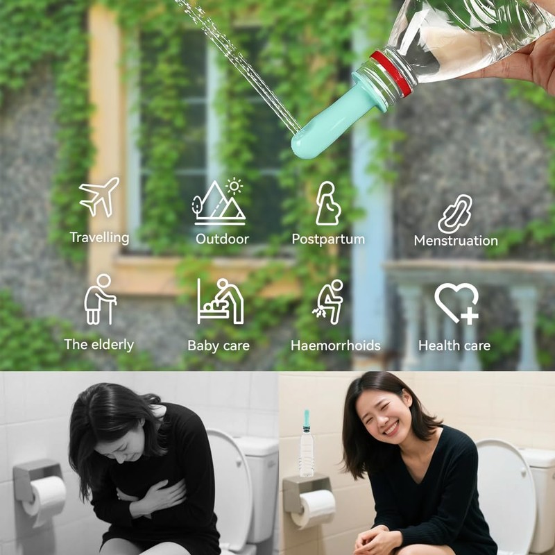 3 Pack Portable Travel Bidet, Toilet, Washing,Shattaf Bidet Water Sprayer,