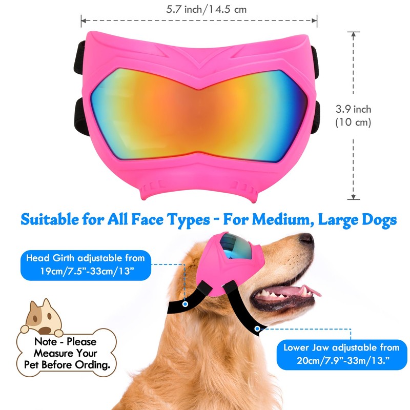 Large Dog Sunglasses Dog Goggles Pet Glasses Pet Eyewear with