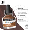 Daler-Rowney System3 Acrylic Ink Bottle Burnt Umber 29.5ml - Versatile