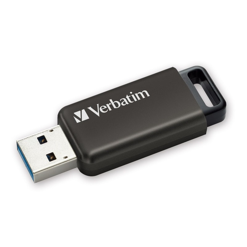 Verbatim USB Memory 64GB USB3.2(Gen1) Slide Type with Strap Hole