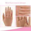 KnowU Practice Hand for Acrylic Nails Silicone, Nail Practice Hand