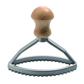 Tredoni 10.5x5cm Oval Ravioli Pasta/Dough Stamp Cutter, Cookie Stamp