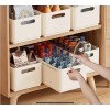 3Pcs Retractable Adjustable Expandable Storage Box, Plastic Organizer, Pull-out