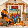 Buryeah Thanksgiving Photography Backdrop Scarecrow Pumpkin Photo Background Fall Backdrops