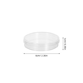 AOKWAWALIY 10pcs Disposable Share Lids Petri Plate Glass Mushroom Lab Petri Plate Tissue Petri Dish Laboratory Glass Utensils Cell Culture Dishes Chemistry Glass Share Share Laboratory Bio Share