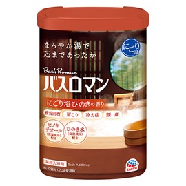 Bath Roman bath salt Hinoki, 600g, 1 piece / 바스로망 입욕제 히노끼, 600g, 1개