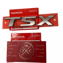 Honda Genuine OEM 09-14 Acura TSX Rear Emblem Badge 10 11 12 13 75722-TL2-A00 New OE