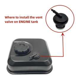 Fuel Tank Vent Valve for Predator 212cc 301cc 420cc Gas Engine 2" 3" IN Water Pump For SIMPSON 3400PSI 61083 4400PSI PS60843 For Westinghouse Pressure Washer WPX2700 WPX3200 WPX3400 WPX3600 WPX3800