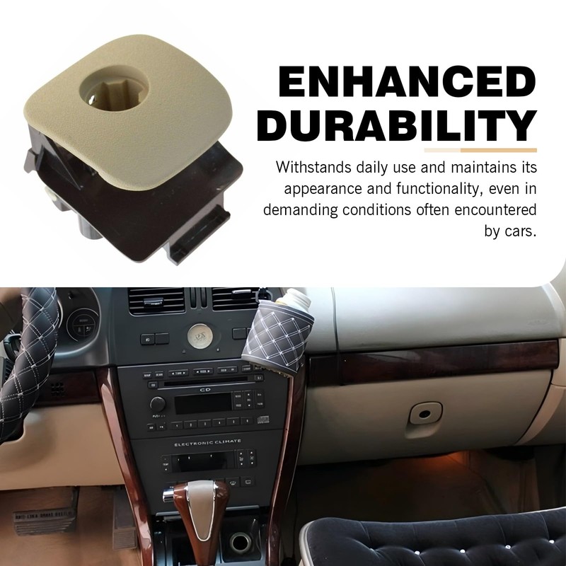 DACIRTY Glove Compartment Door Lock Handle, Plastic Stabilized Construction Armrest