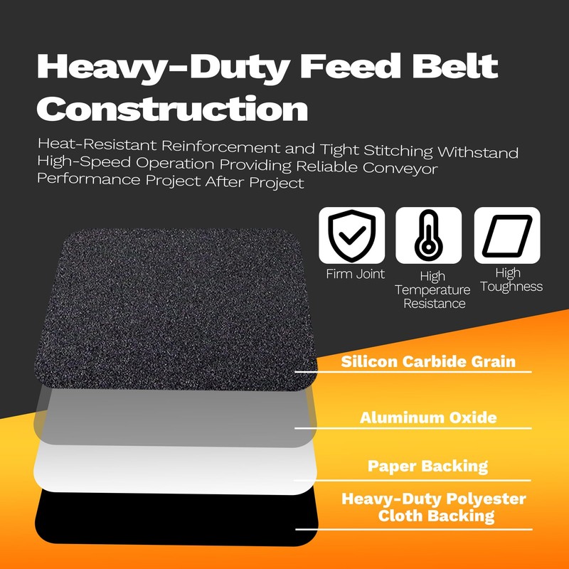 UKIAF 16-1/4 x 43-1/2 Inch 120 Grit Silicone Carbide Drum