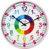 Kiddus Children's Wall Clock Analogue Time Teacher with Time Learning