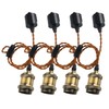 ANWIO Pendant Lights, Set of 4, E26 Base, Adjustable Angle,
