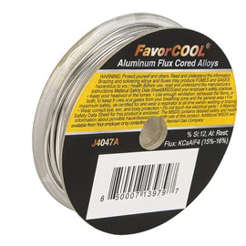 BLUEFIRE J4047A 1/4 lb Low Temperature Aluminum brazing rods Flux Cored Brazing Alloys Coil No Need for Flux Welding Wire easy welding rods simple soldering coil for Propane Gas TIG MIG Welding