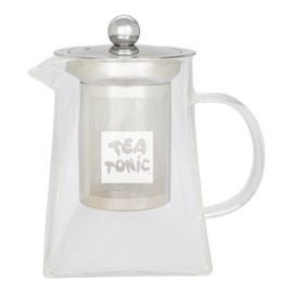 Tea Tonic Square Glass Tea Pot, 400ml