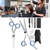 10pcs Hair Cutting Scissors Kit Combs Cape Stainless Steel Barber