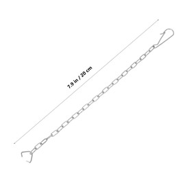 DOITOOL Toilet Accessories 2pcs Stainless Steel Flapper Chain Flush Chain Replacement Fit