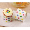 Webake Large Paper Baking Cup, 6oz Disposable Cupcake Muffin Cases,