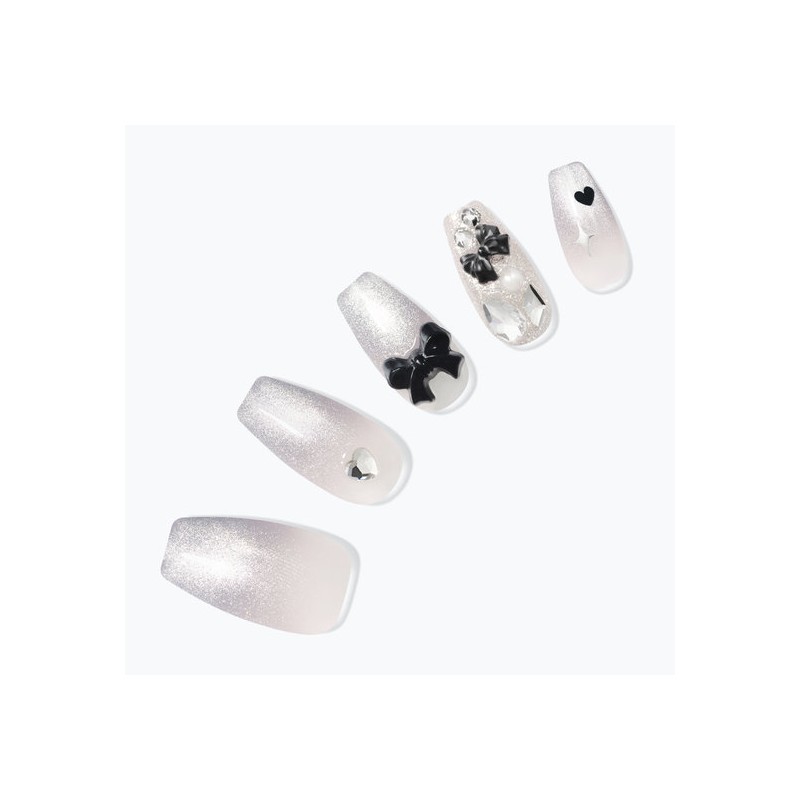 M] Dashing Diva 26 Ribbon Bloom Shaped Nail 3-Piece Set