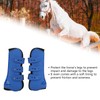 2pcs Horse Front Leg Boots PU Shell Horse Tendon Boots