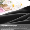 PiccoCasa Body Pillow Cover Microfiber Solid Nordic Life Size Large