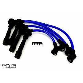 VMS RACING BLUE 10.2MM SPARK PLUG IGNITION WIRES CABLE FOR 90-97 MAZDA MIATA MX5