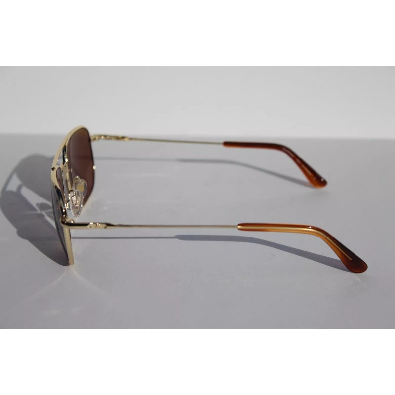 AMERICAN OPTICAL Checkmate POLARIZED Sunglasses Gold/Brown ST HA BNN-P NEW