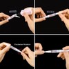 10Pack 5ML Transparent Twist Pens, Empty Nail Oil Pen Brush
