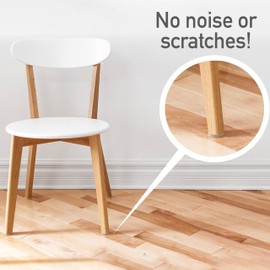 softtouch 1" Round Nail On Heavy Duty Felt Furniture Pads for Wood Furniture, Protect Hard Floor Surfaces from Scratches, Beige (48 Pack)