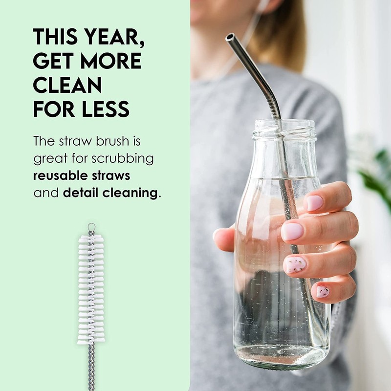 Turbo Microfiber Bottle Brush Cleaner Pack - Set of 5