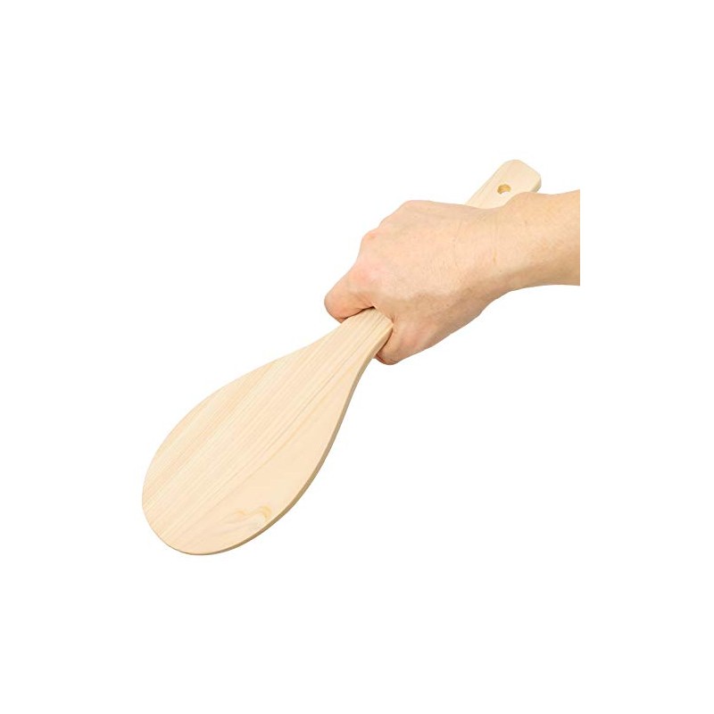 Umezawa 223357 Wooden Hinoki Rice Spoon, 13.8 inches (35 cm),