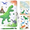 Watercolour Dinosaur Diary Set - Luminous Notebook Gift for Boys
