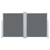 Anthracite Retractable Side Awning 55.1\"x236.2\" for Patio FurnitureColor: Anthracite Color