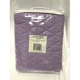Therapist's Choice® Microfiber Quilted Blanket for Massage Tables, 60" x 90" (Lavender)