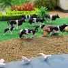 Farm Animals Figure Toys Set,AN8704 36PCS 1:87 Well Painted Model