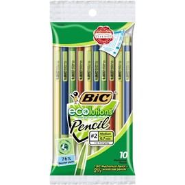 BIC Ecolutions Xtra-Life Mechanical Pencil, Medium Point (0.7mm), 10-Count