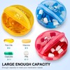 XL Monthly Pill Organizer 2 Times A Day, AM/PM One