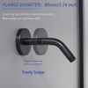 Wall Mounted Shower Arm Extension Head Holder Stainless Stee for