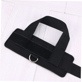 BESPORTBLE 2pcs Padded Ankle Cuffs for Gym Workouts for Cable Machines and Leg Exercises Sbr Material Black for Glute and Hamstring Activation