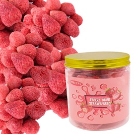 reeze dried whole strawberry, ready to eat snack with crispy fruits and vegetables, baked freeze-dried berries | Delicious freeze-dried fruits are the perfect camping food (3.52oz/100g)